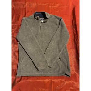 Place Fleece Pullover Boys 16 Gray Quarter Zip Long Sleeve Cozy Fleece Warm